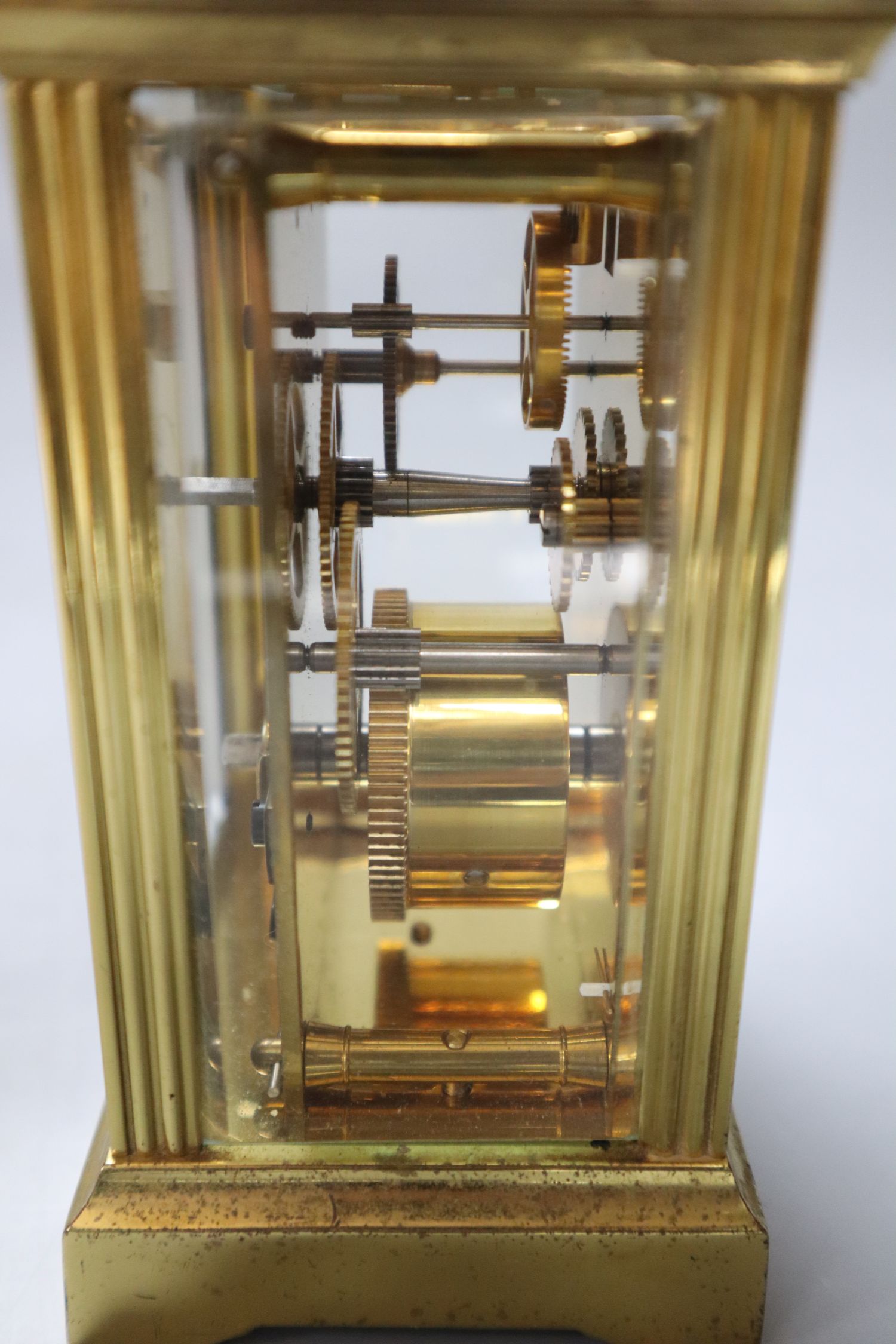 A Mappin & Webb carriage timepiece, in original case